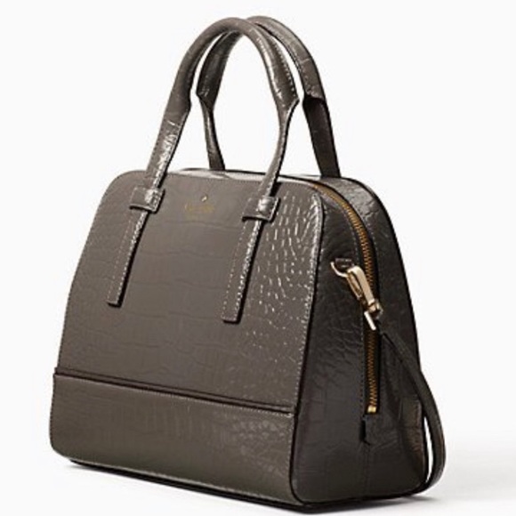 Authentic Kate Spade croc leather satchel/Crosby❤️ - Picture 2 of 8